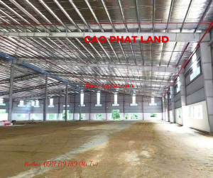 Cho thuê nhà xưởng Bàu Bàng, Bình Dương