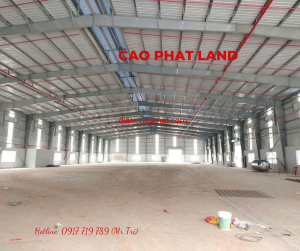 Cho thuê nhà xưởng tại Tân Uyên, Bình Dương