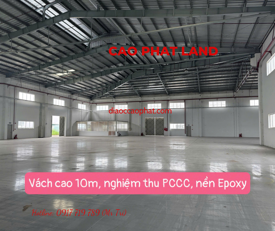 Cho thuê nhà xưởng Bàu Bàng, Bình Dương